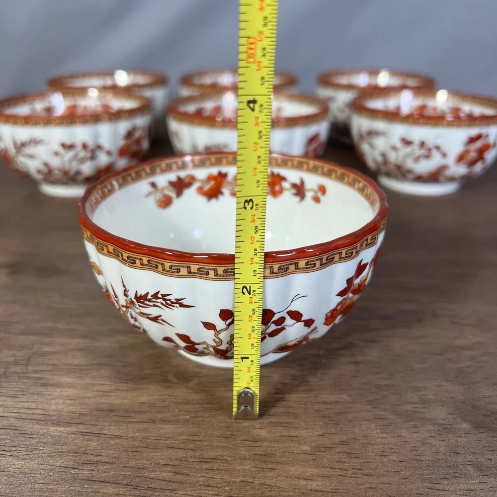 Spode‎ Indian Tree Rust Orange 4 ⅞